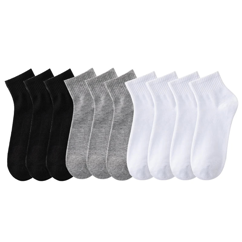 Lot de 10 Paires de Chaussettes Respirantes Homme – Élégance & Confort Quotidien