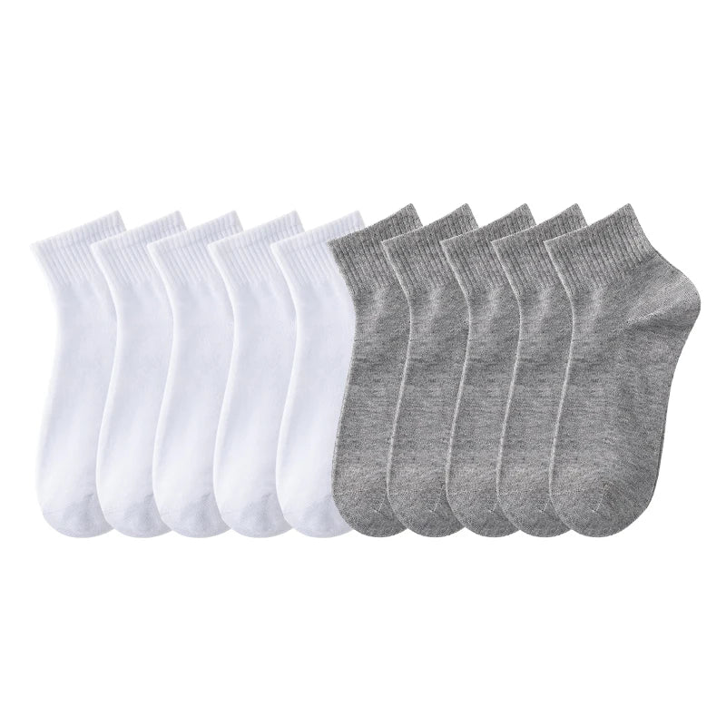 Lot de 10 Paires de Chaussettes Respirantes Homme – Élégance & Confort Quotidien