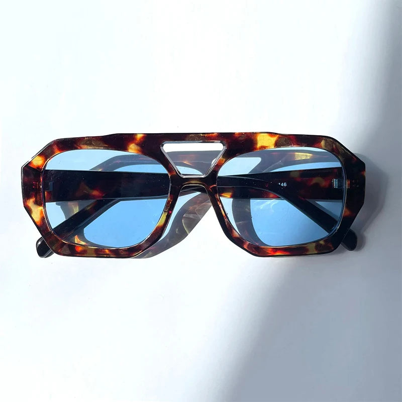 Lunettes de Soleil Sans Monture Colorées – Style Tendance & Original