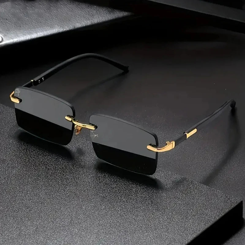 Lunettes de Soleil Sans Monture Colorées – Style Tendance & Original