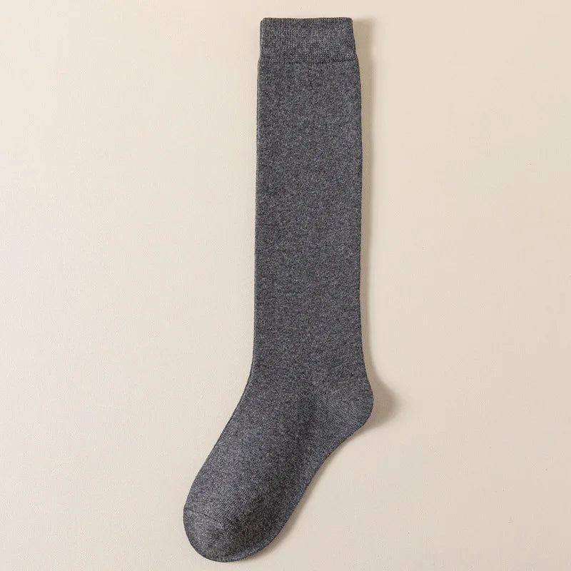 Chaussettes Hautes Femme Tendance – Style Coréen & Japonais Minimaliste