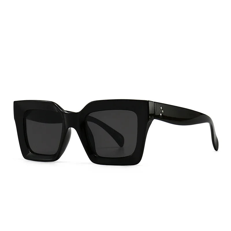 Lunettes de Soleil Carrées Rétro Unisexe – Élégance Intemporelle