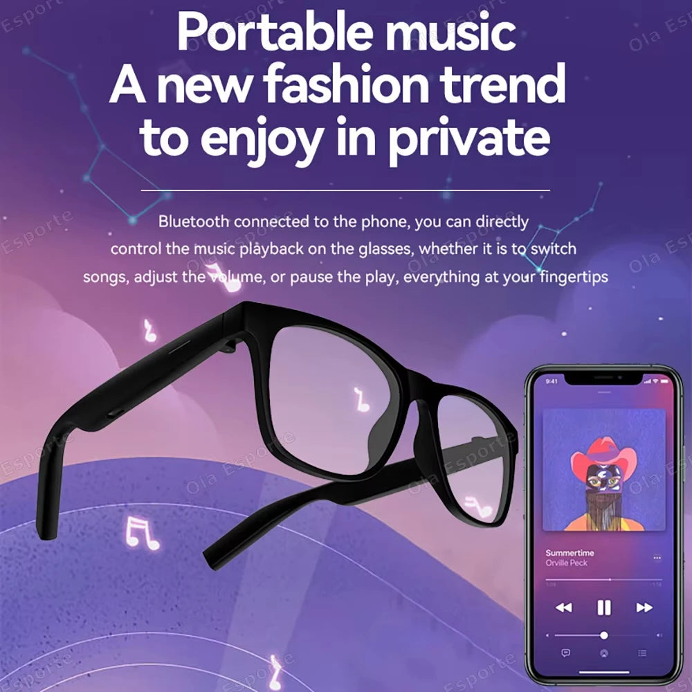Lunettes Intelligentes Lenovo – Assistant Vocal & Bluetooth
