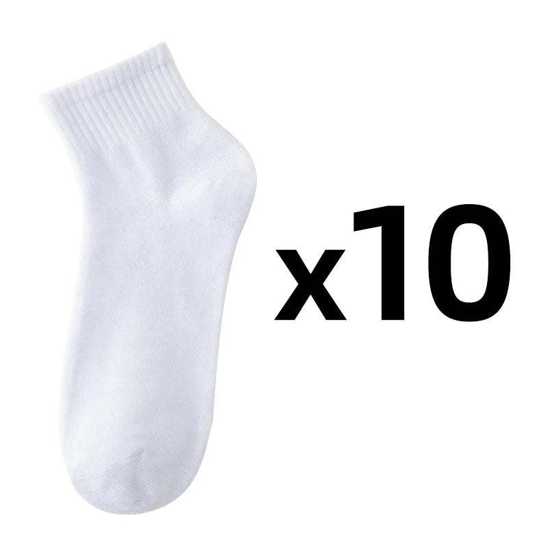 Lot de 10 Paires de Chaussettes Respirantes Homme – Élégance & Confort Quotidien