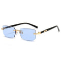 Lunettes de Soleil Sans Monture Colorées – Style Tendance & Original