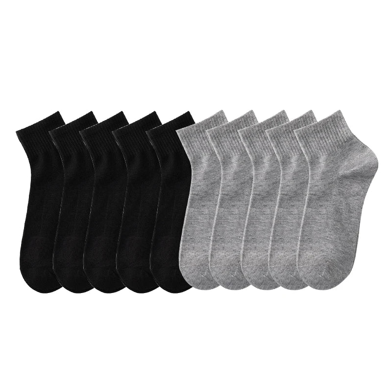 Lot de 10 Paires de Chaussettes Respirantes Homme – Élégance & Confort Quotidien