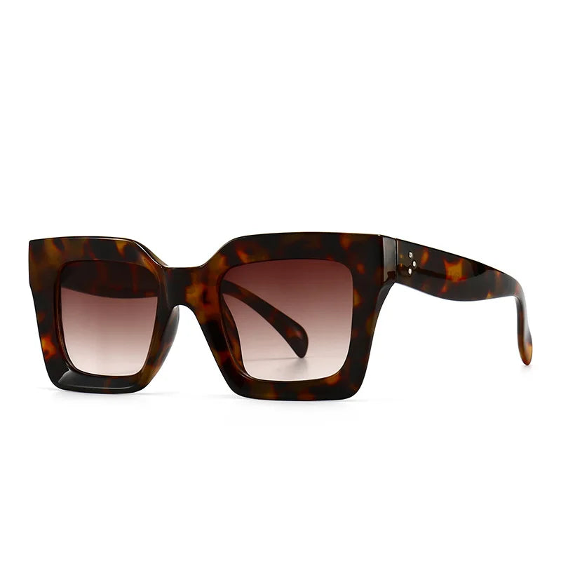 Lunettes de Soleil Carrées Rétro Unisexe – Élégance Intemporelle