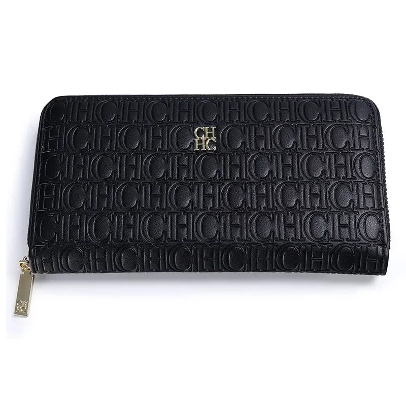 Portefeuille Femme Élégant à Fermeture Zippée – Grande Capacité & Finition Premium