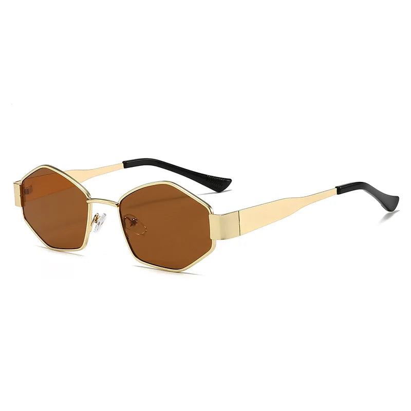 Lunettes de Soleil Hexagonales Tendance – Style Moderne & Élégant
