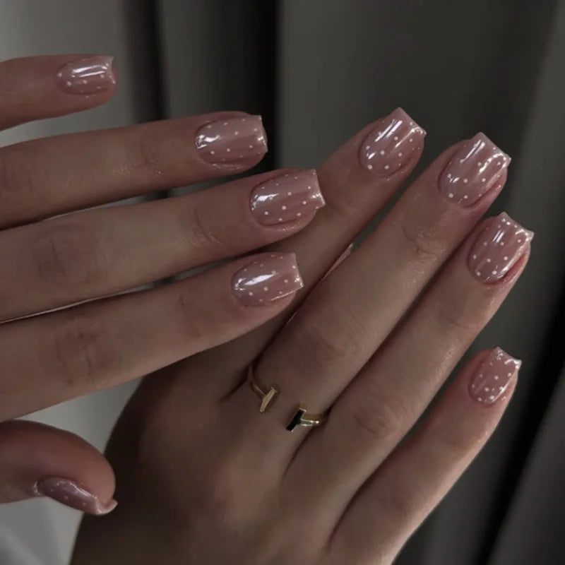 Faux Ongles French Noire Léopard 24 Pièce - Style Audacieux