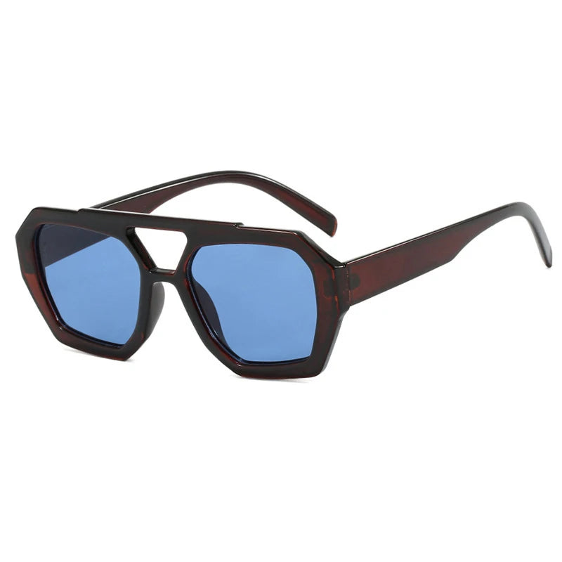 Lunettes de Soleil Sans Monture Colorées – Style Tendance & Original