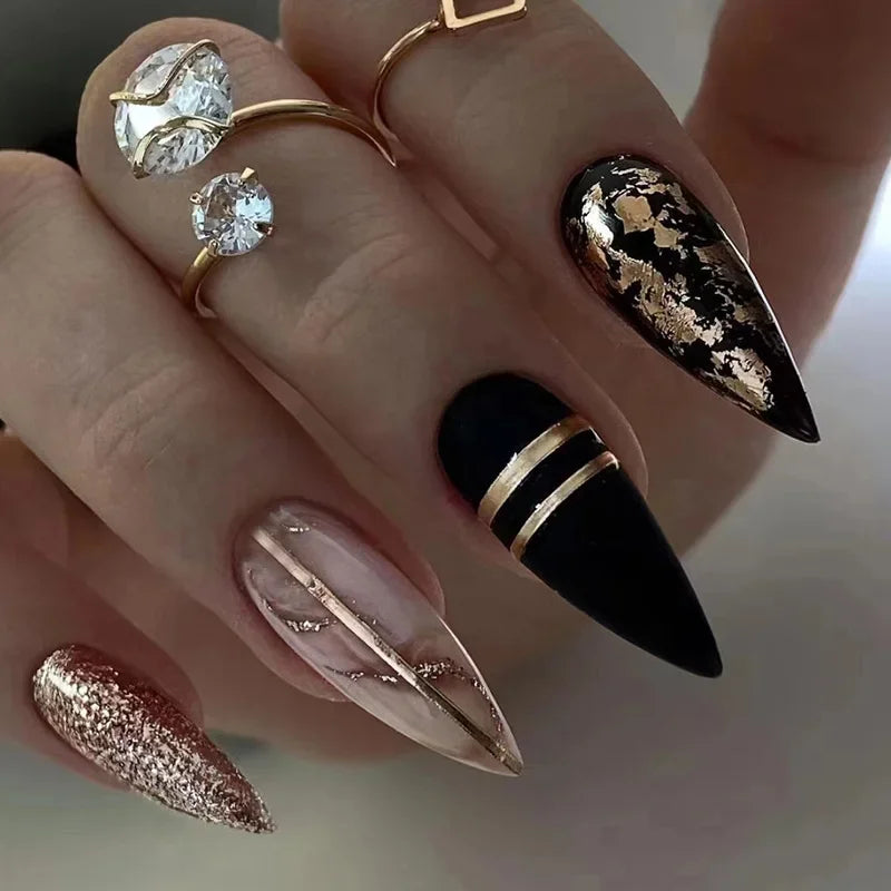 Faux Ongles French Dégradé 24 Pièces – Style Doux & Féminin