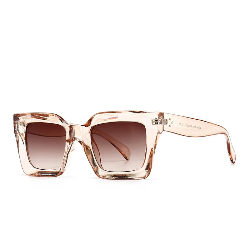 Lunettes de Soleil Carrées Rétro Unisexe – Élégance Intemporelle