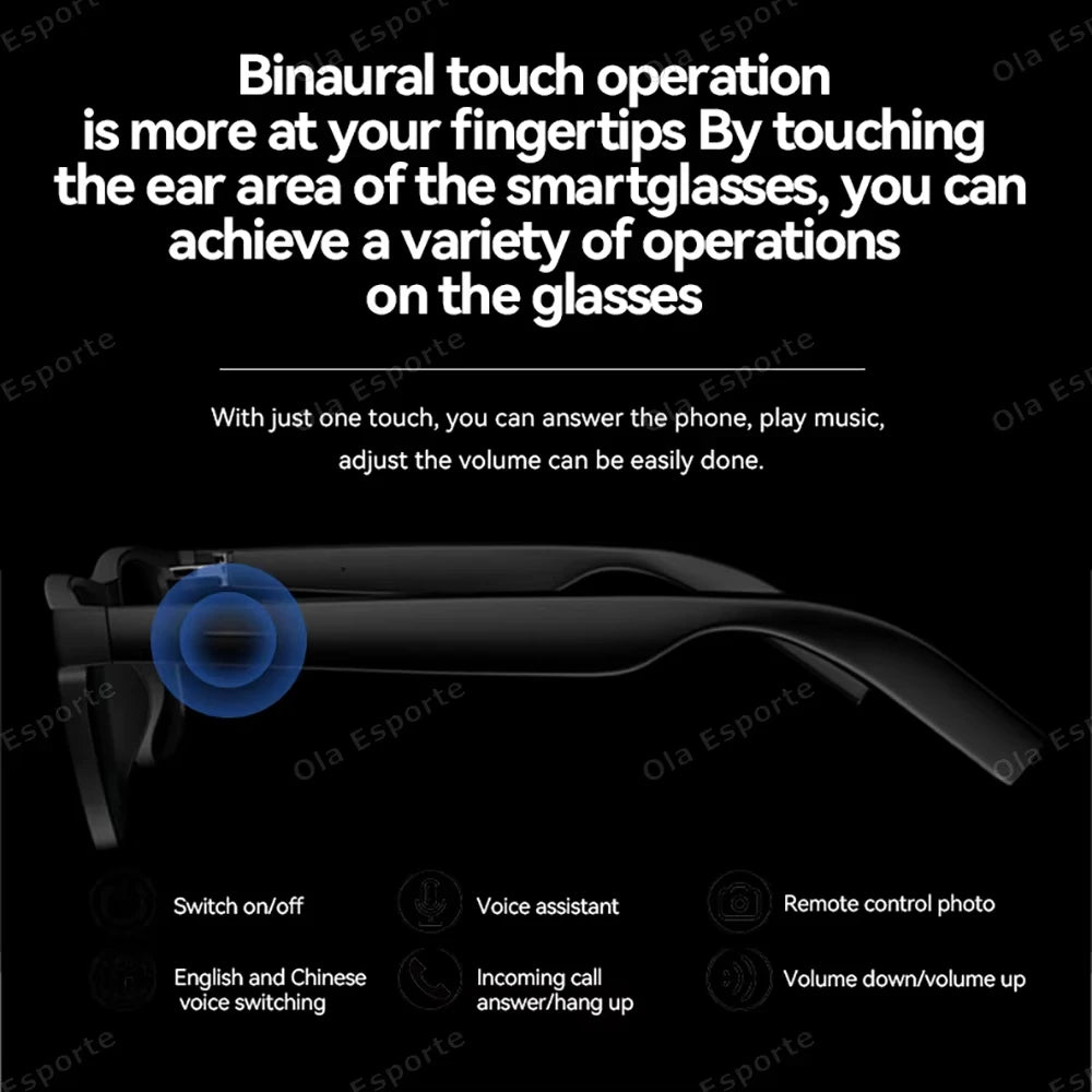 Lunettes Intelligentes Lenovo – Assistant Vocal & Bluetooth