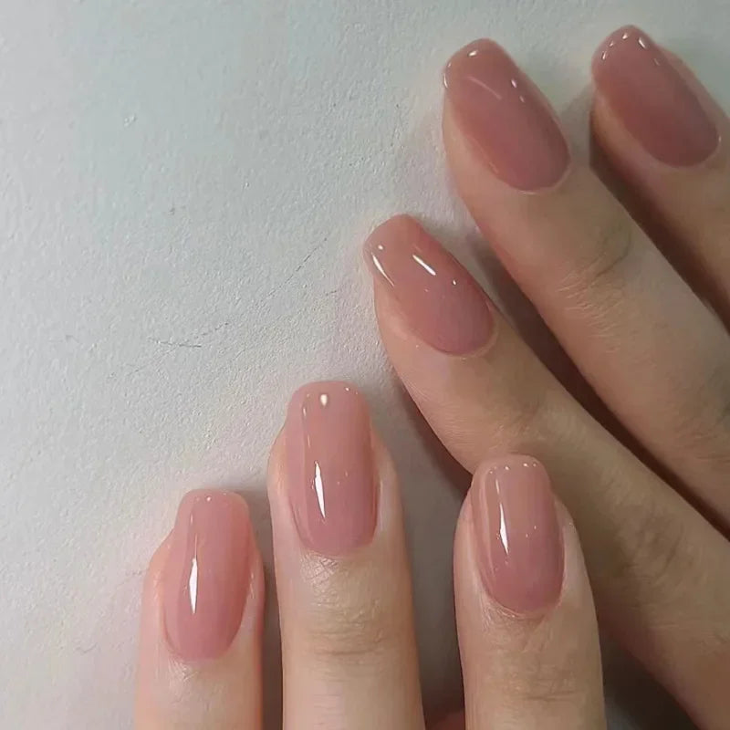 Faux Ongles French Dégradé 24 Pièces – Style Doux & Féminin