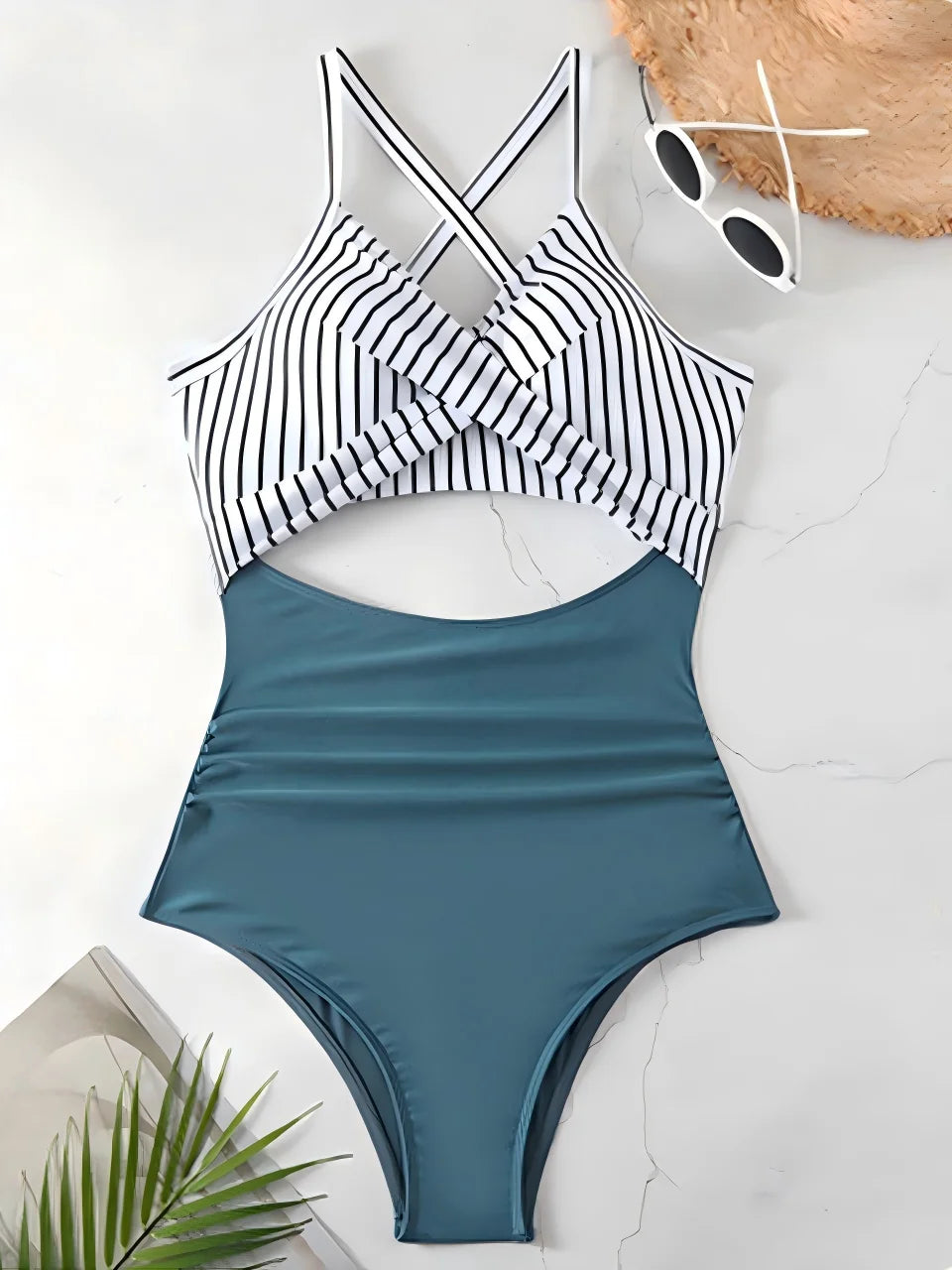 Maillot de Bain 1 Pièce Froncé – Élégance Sculptante