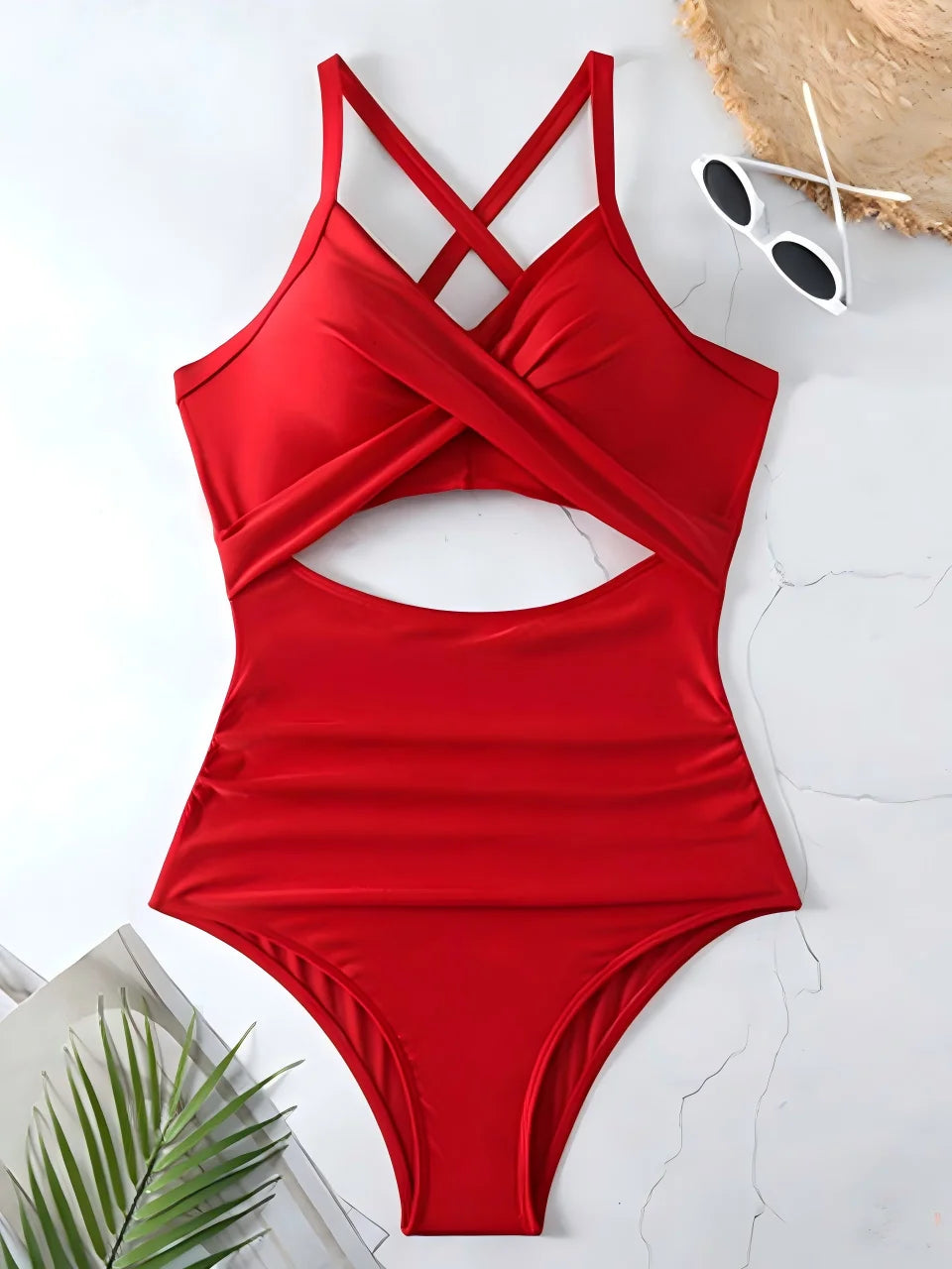 Maillot de Bain 1 Pièce Froncé – Élégance Sculptante