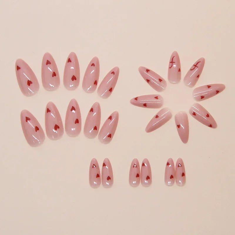Faux Ongles French Dégradé 24 Pièces – Style Doux & Féminin