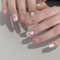 Faux Ongles French Dégradé 24 Pièces – Style Doux & Féminin