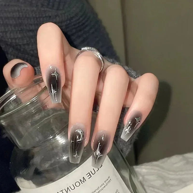 Faux Ongles French Dégradé 24 Pièces – Style Doux & Féminin