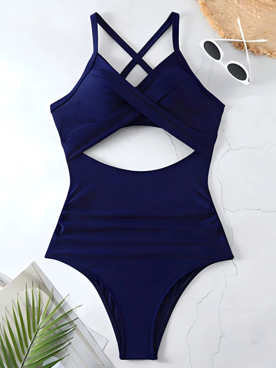 Maillot de Bain 1 Pièce Froncé – Élégance Sculptante