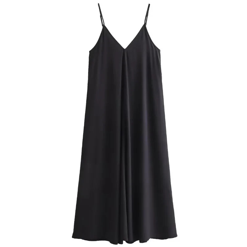 Robe Longue Élégante Dos Nu – Coupe Fluide & Féminine