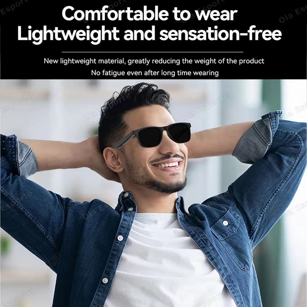 Lunettes Intelligentes Lenovo – Assistant Vocal & Bluetooth