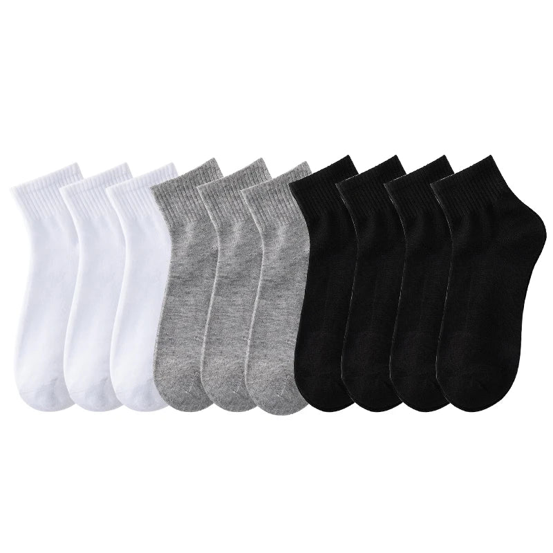 Lot de 10 Paires de Chaussettes Respirantes Homme – Élégance & Confort Quotidien