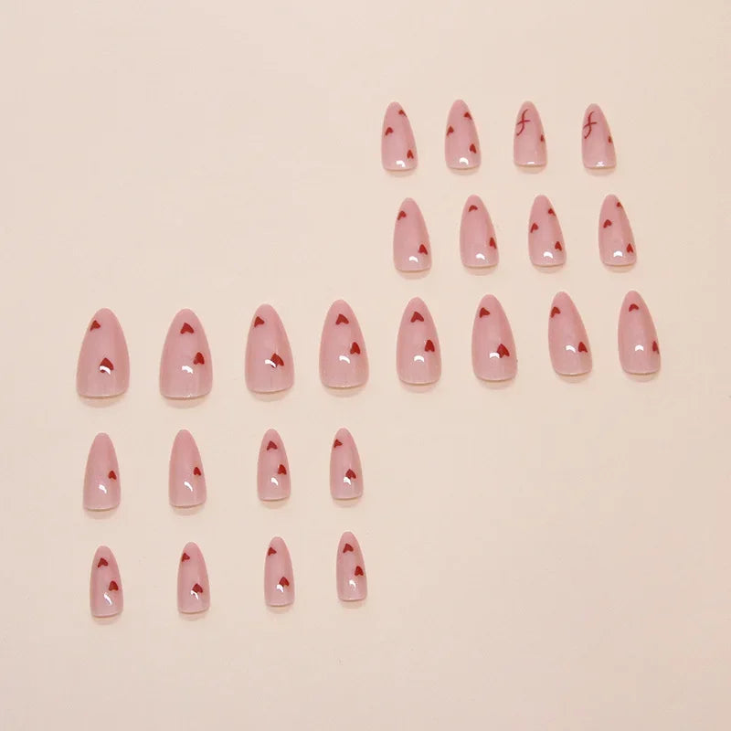 Faux Ongles French Dégradé 24 Pièces – Style Doux & Féminin