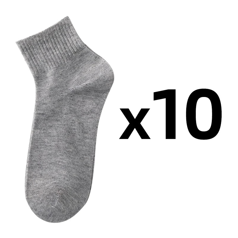Lot de 10 Paires de Chaussettes Respirantes Homme – Élégance & Confort Quotidien