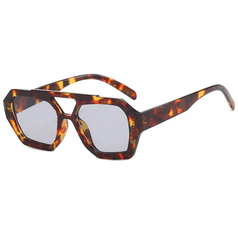 Lunettes de Soleil Sans Monture Colorées – Style Tendance & Original
