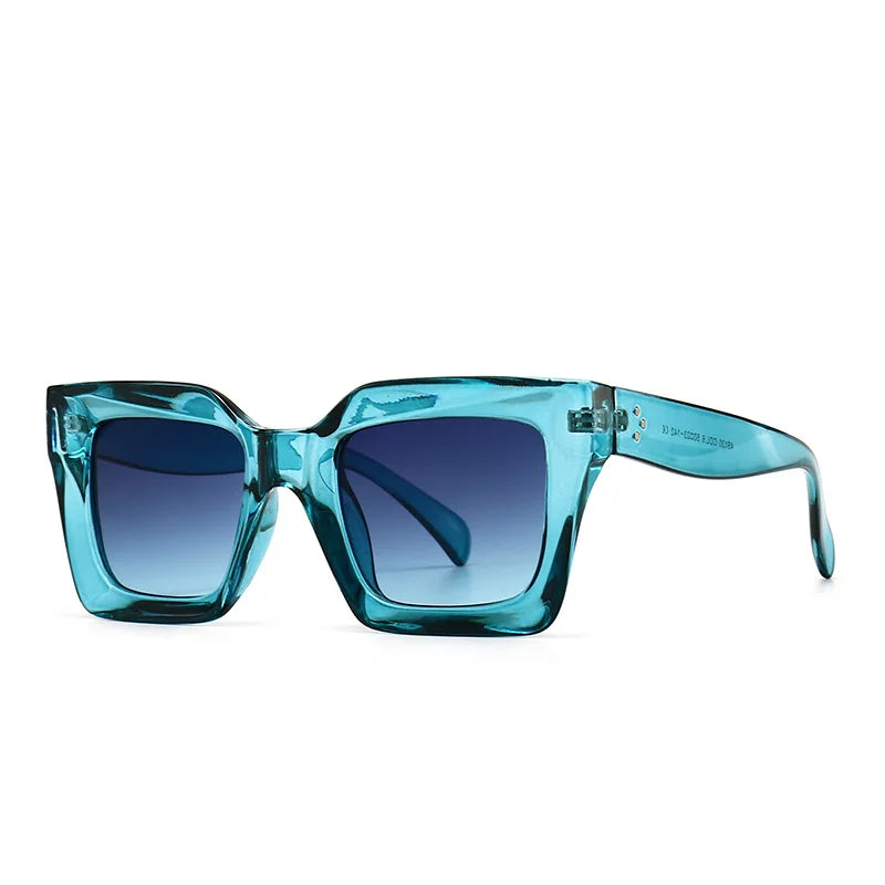 Lunettes de Soleil Carrées Rétro Unisexe – Élégance Intemporelle