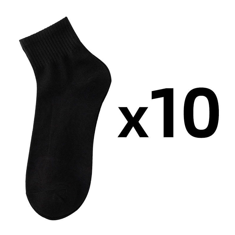 Lot de 10 Paires de Chaussettes Respirantes Homme – Élégance & Confort Quotidien