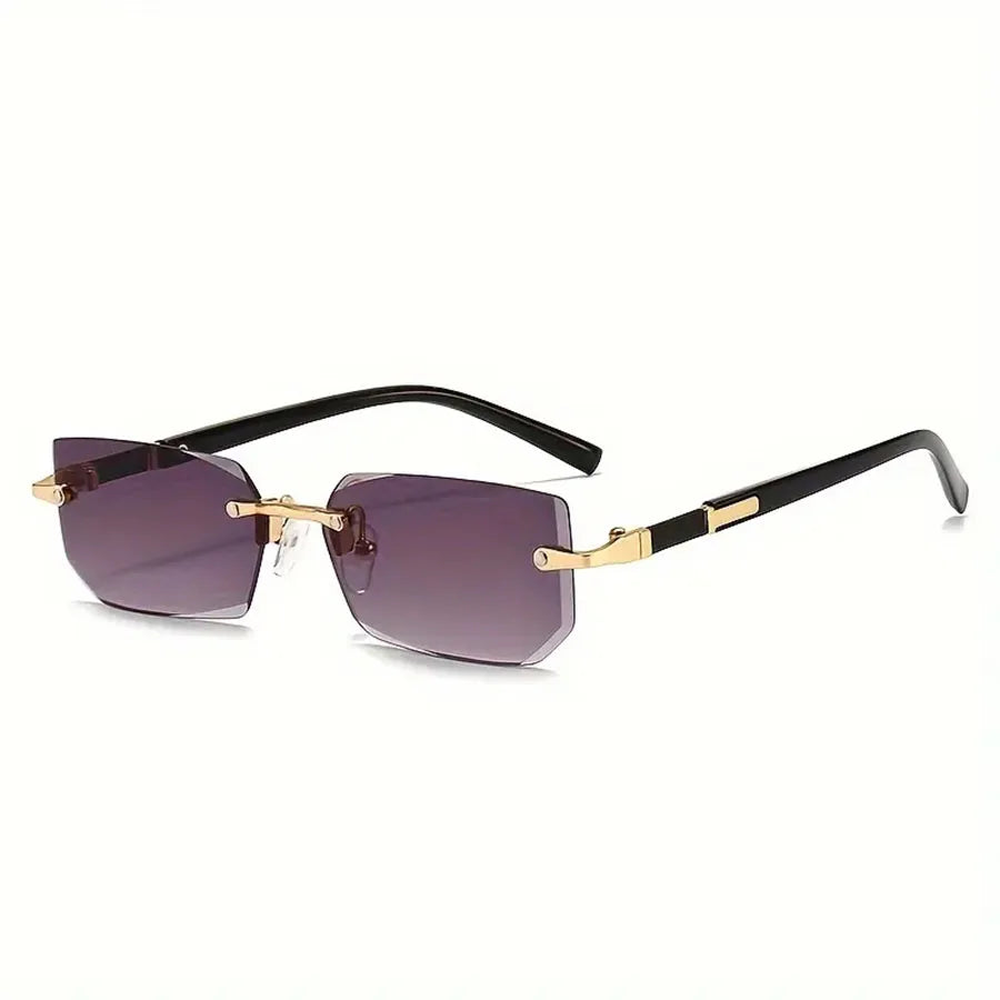 Lunettes de Soleil Sans Monture Colorées – Style Tendance & Original