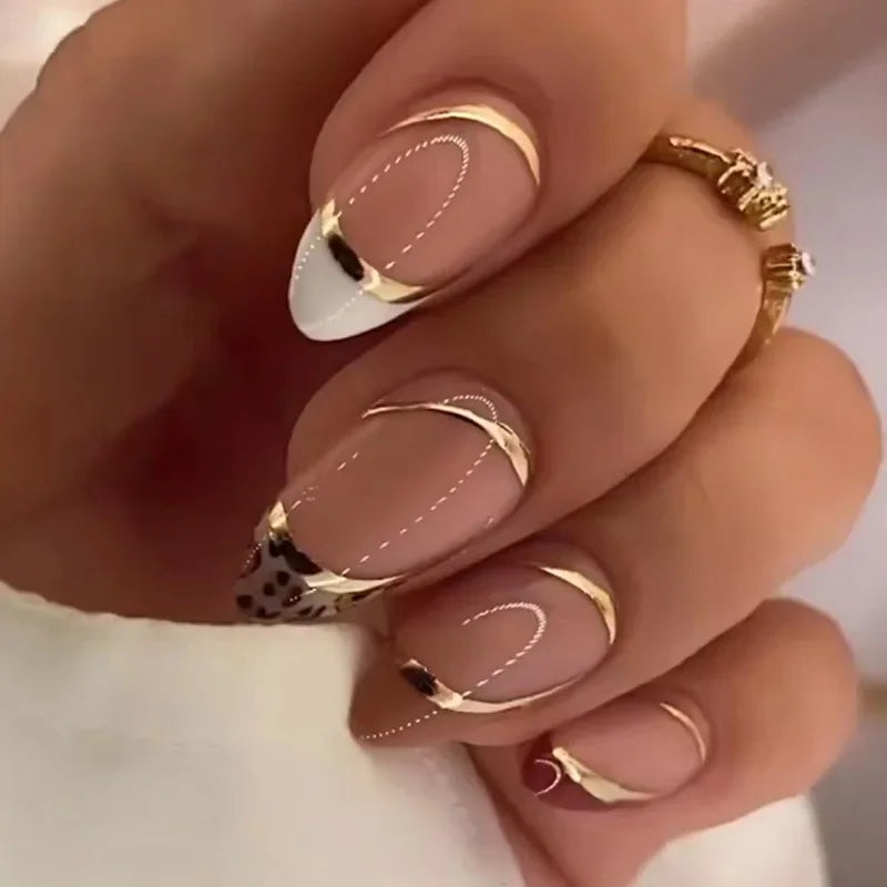 Faux Ongles French Dégradé 24 Pièces – Style Doux & Féminin
