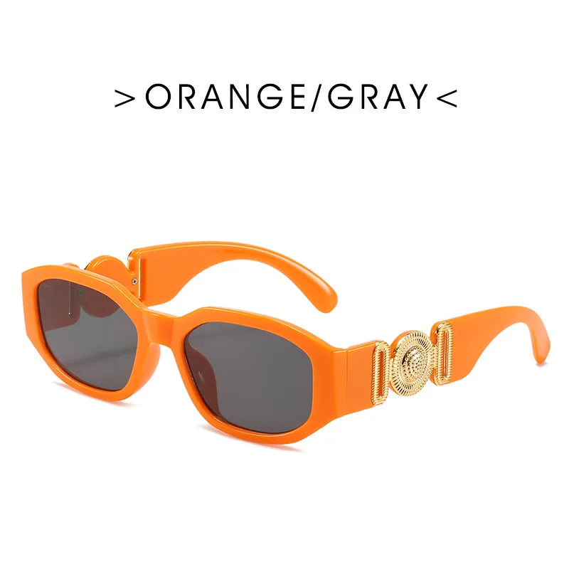 Lunettes de Soleil Rectangulaires Vintage – Minimalisme & Élégance
