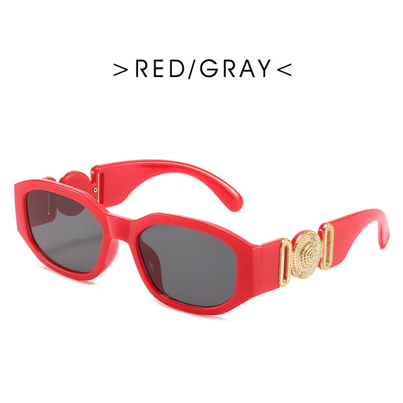 Lunettes de Soleil Rectangulaires Vintage – Minimalisme & Élégance