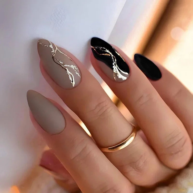 Faux Ongles French Dégradé 24 Pièces – Style Doux & Féminin