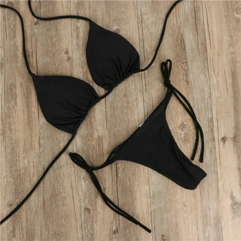 Bikini 2 Pièces Push-Up – Élégance & Confiance à la Plage