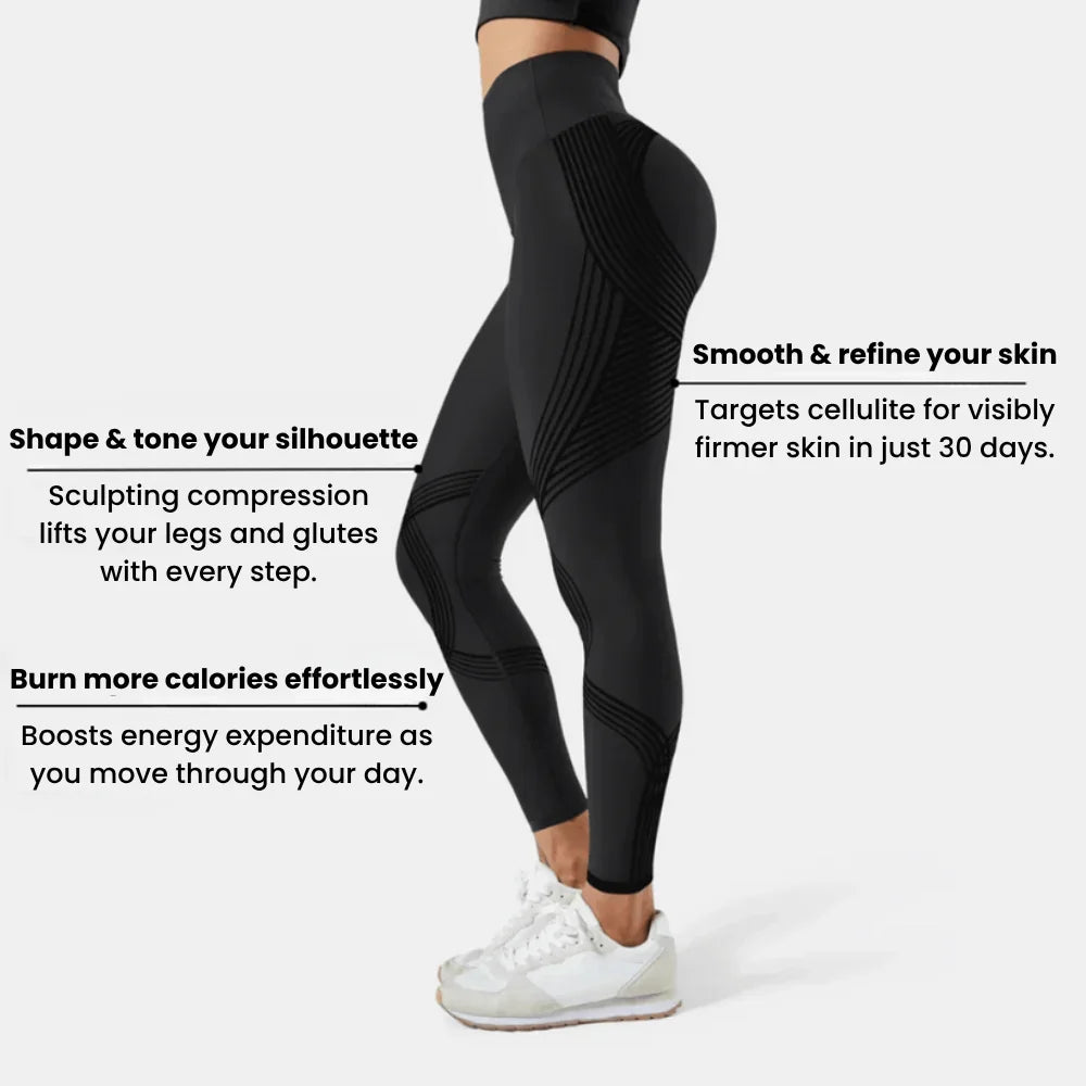 Legging Compression Sculptant Taille Haute – Effet Galbant