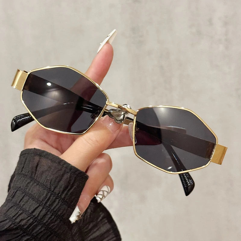 Lunettes de Soleil Hexagonales Tendance – Style Moderne & Élégant