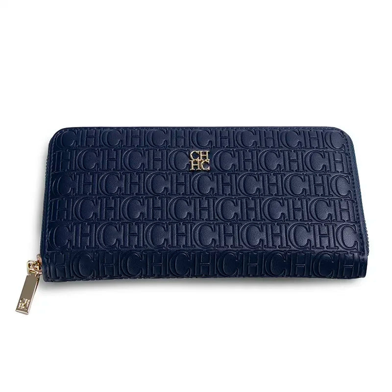 Portefeuille Femme Élégant à Fermeture Zippée – Grande Capacité & Finition Premium