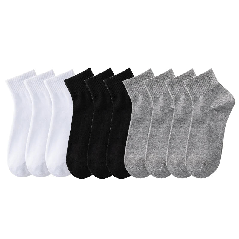 Lot de 10 Paires de Chaussettes Respirantes Homme – Élégance & Confort Quotidien