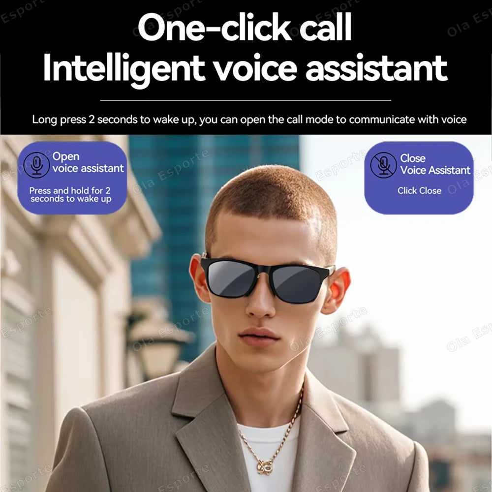 Lunettes Intelligentes Lenovo – Assistant Vocal & Bluetooth