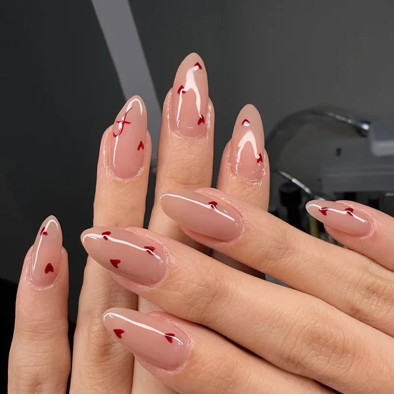Faux Ongles French Dégradé 24 Pièces – Style Doux & Féminin