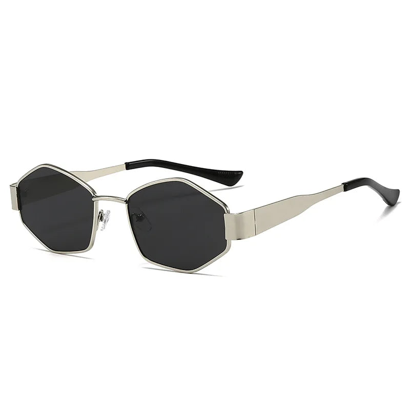 Lunettes de Soleil Hexagonales Tendance – Style Moderne & Élégant